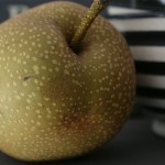 Leaves and a pear